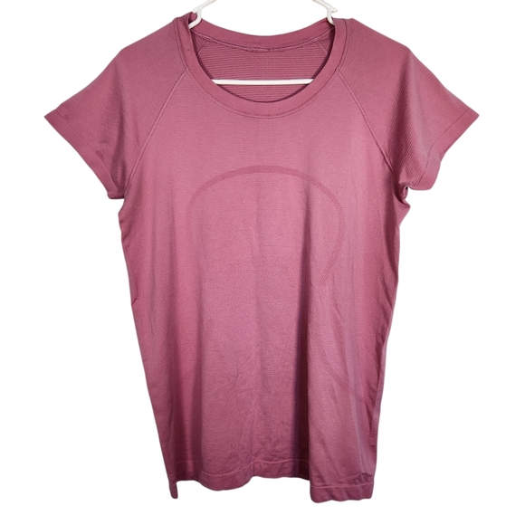 lululemon athletica Tops - Lululemon Athletica Sport Swift Top 12 Pink Athlesure Activewear Running